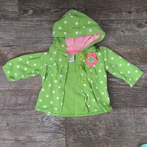Carter's Green and Pink Baby Jacket